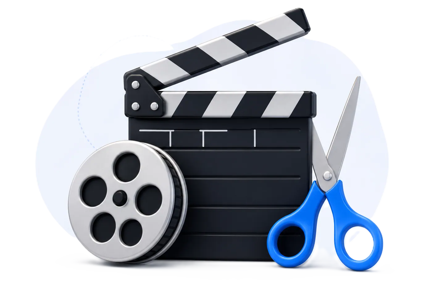 Video editing clapperboard
